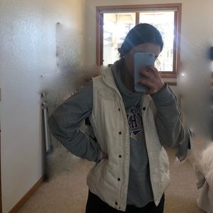 Banana Republic White Vest